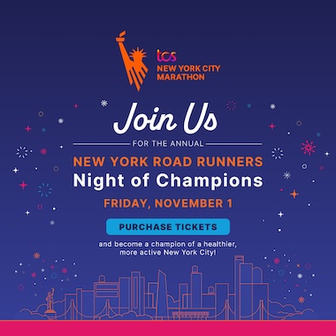 2024 NYRR Night of Champions on November 1